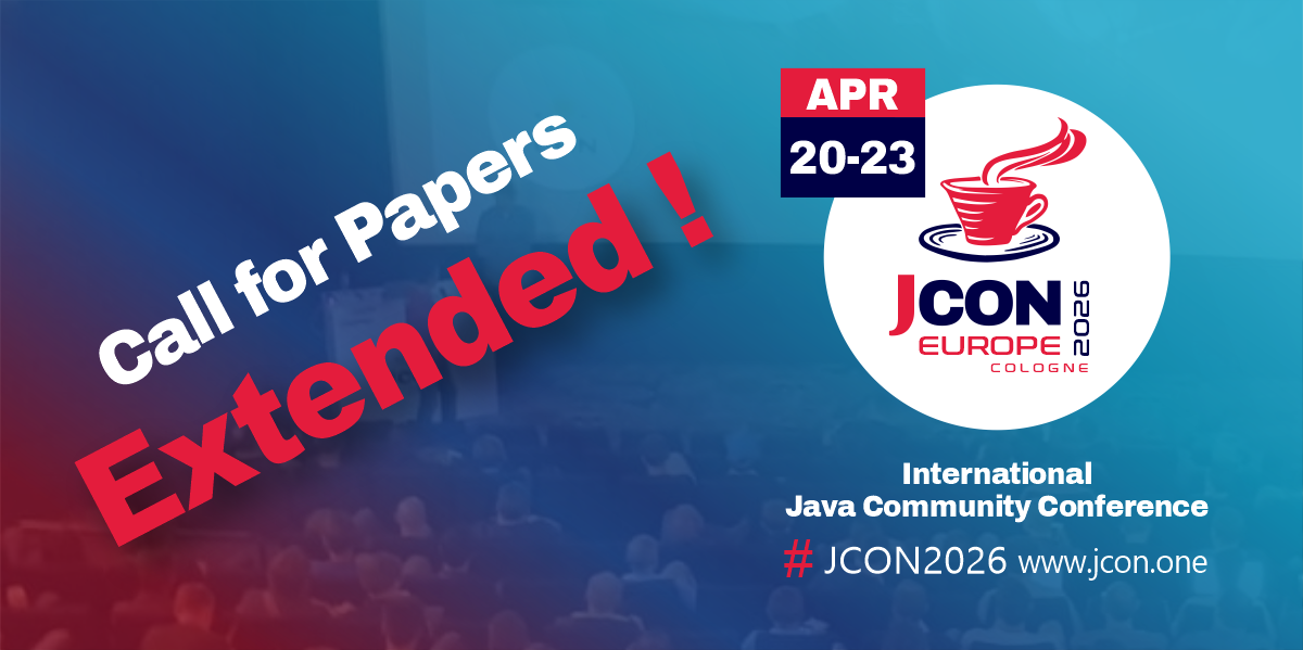 Call for Papers für die JCON EUROPE 2026 bis 24. Oktober verlängert