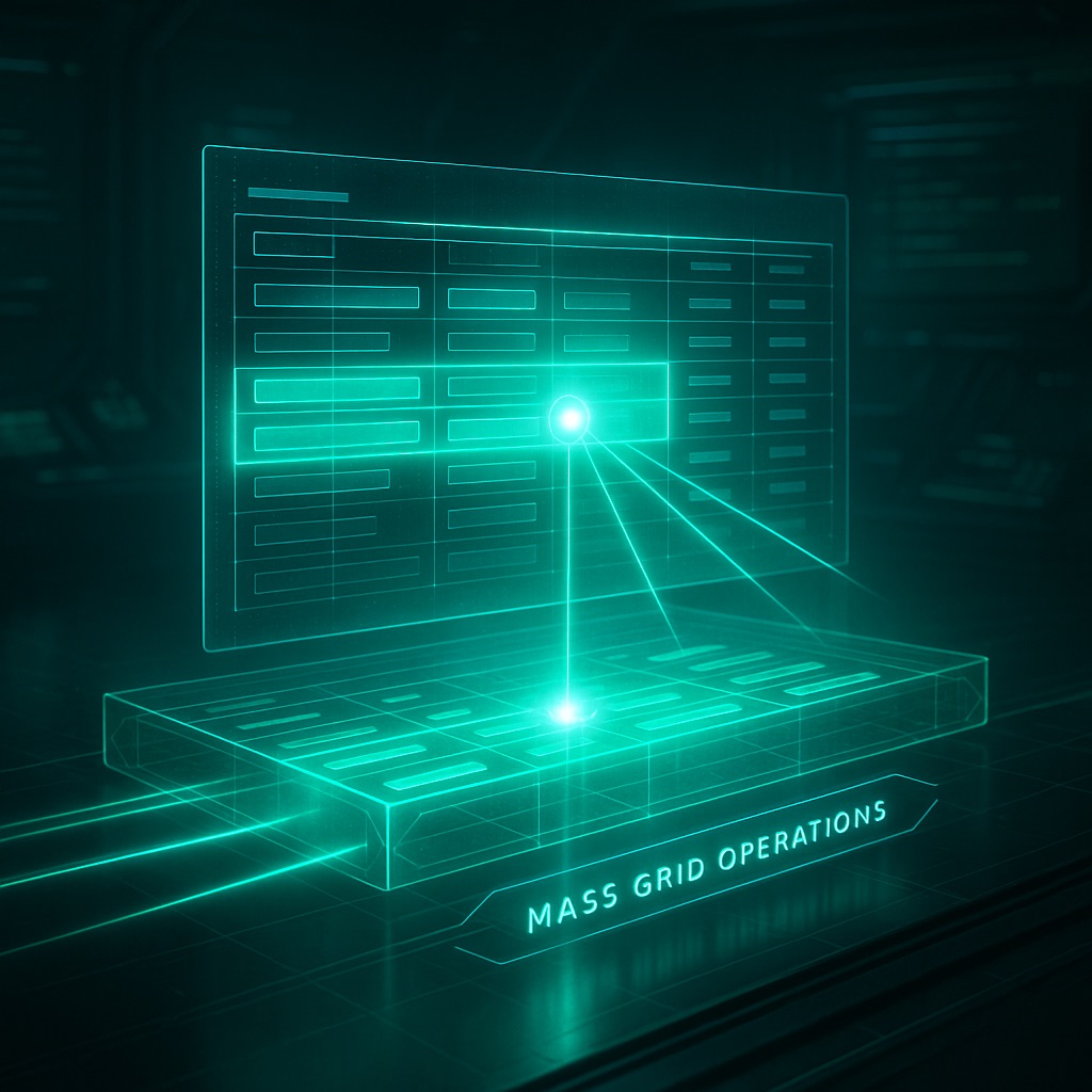 Adventskalender 2025 - Massenoperationen im Grid - Teil 2