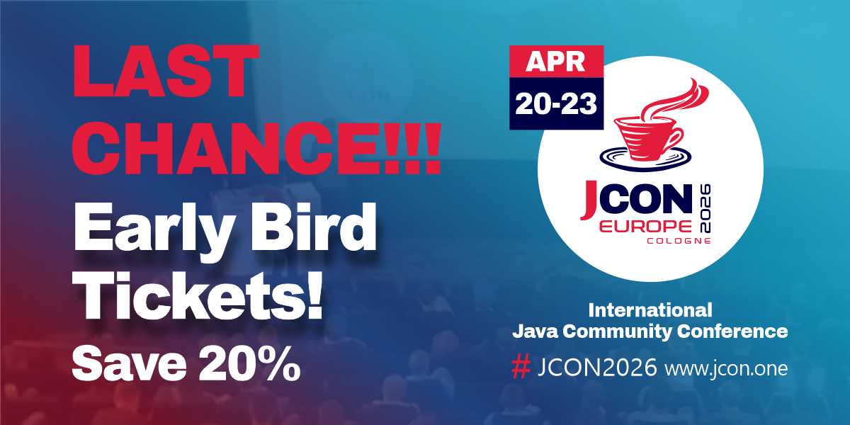 20 % Early Bird endet — Premium-AI-Track & Highligts der JCON 2026