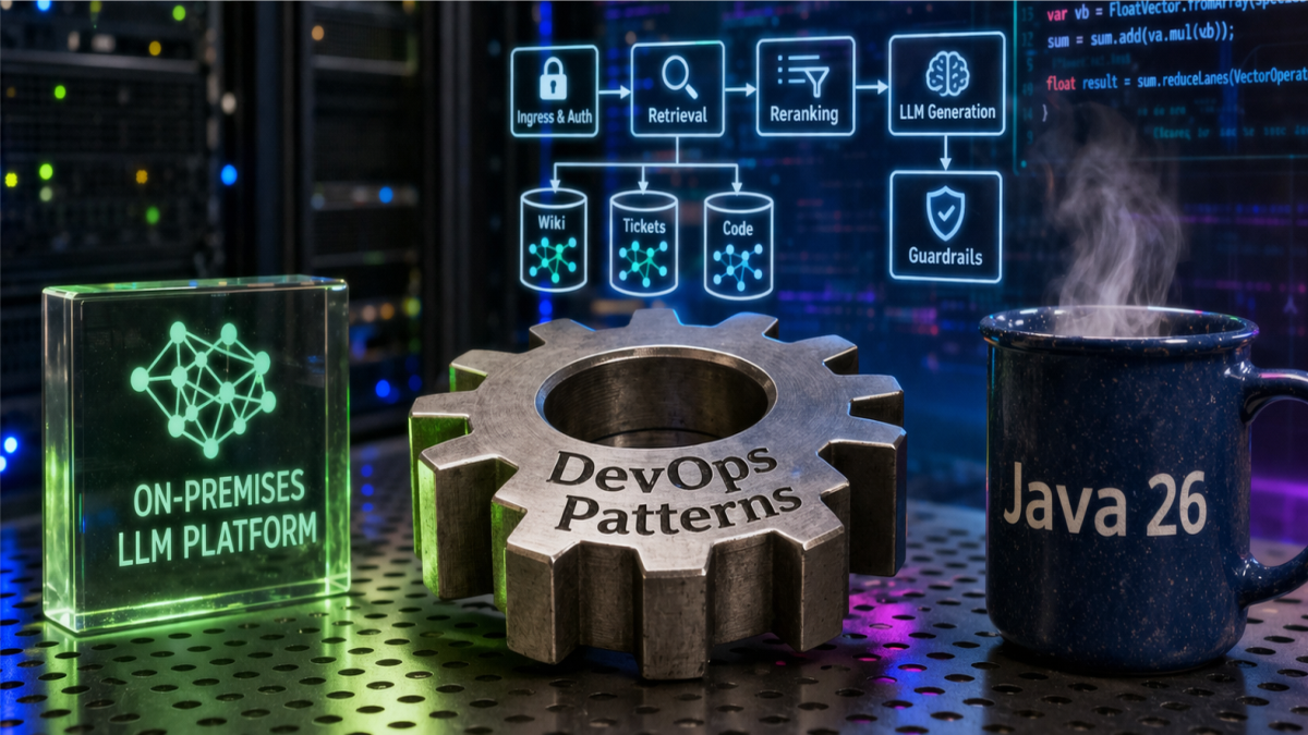 DevOps-Patterns und Java 26 für On-Premises LLM-Plattformen in sicherheitskritischen Umgebungen