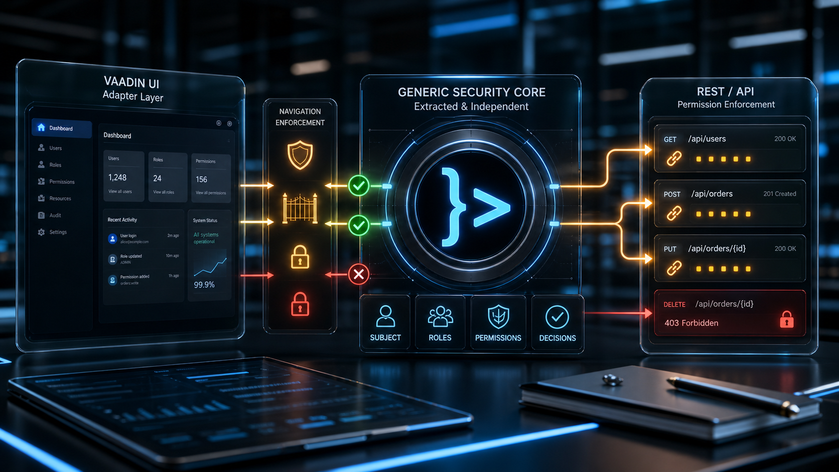Vaadin Security, Teil 2 – Vom Vaadin-Listener zum Security-Kern